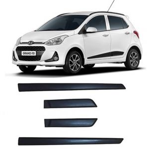 Side Door Beading Door Protector Accessories for Grand i10 Black
